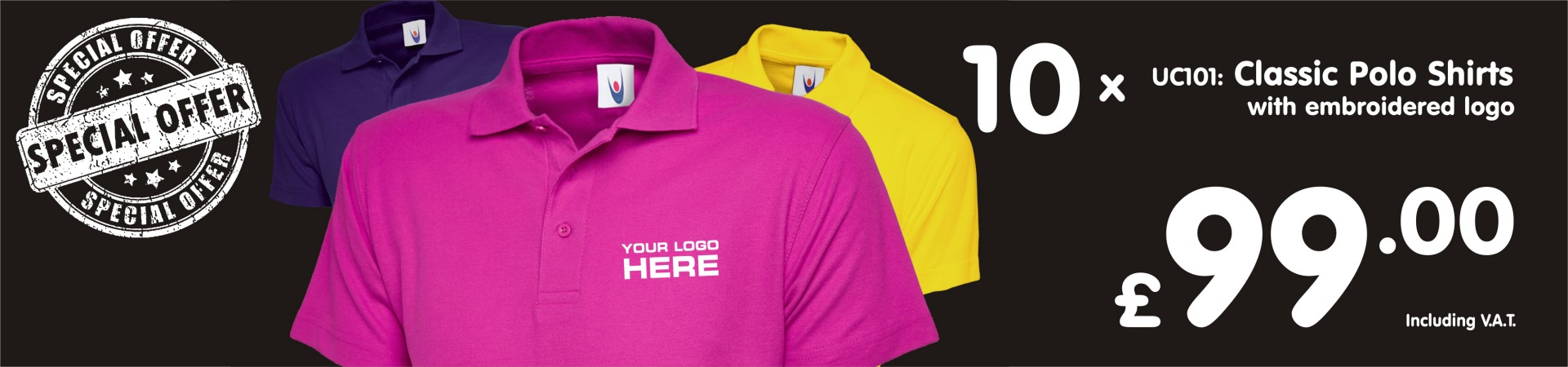 Embroidered Polo Shirts